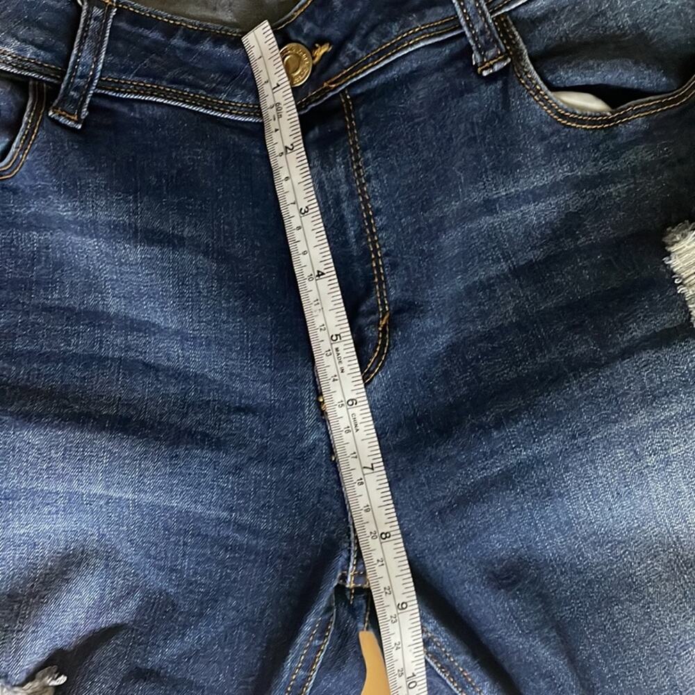 Kensie effortless ankle mid rise distressed jeans women’s 4 - Picture 13 of 13